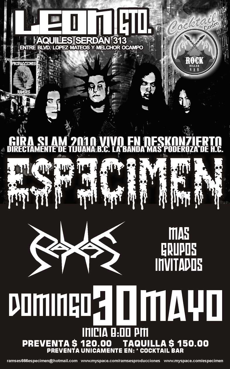 Especimen en Leon Guanajuato mayo 2010