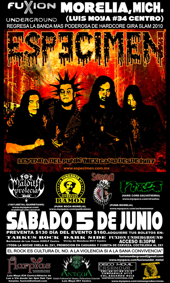 Especimen en morelia michoacan